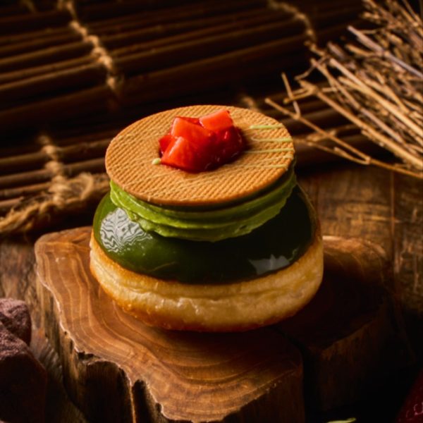 Strawberry Matcha Donut