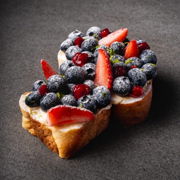 Mixed Berries Milk Toast